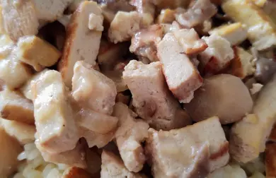 Tofu s hlívou